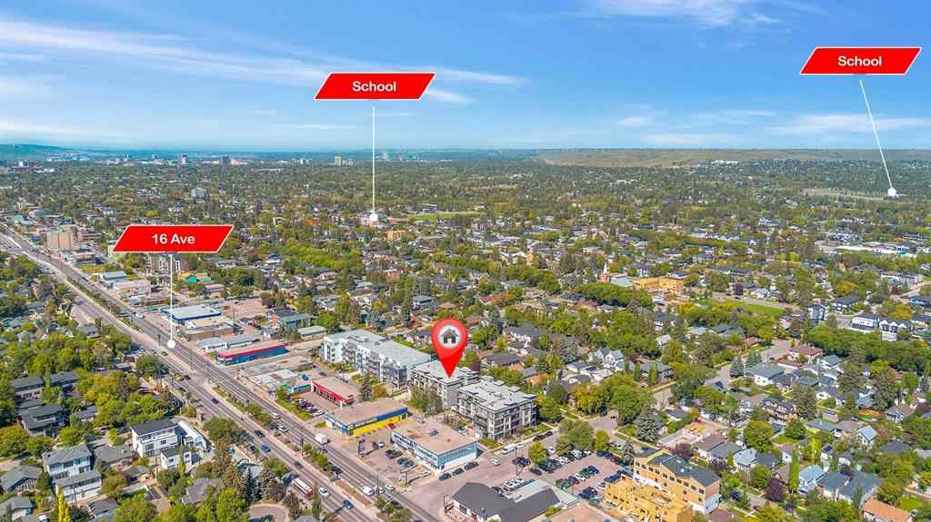 MLS® A2253428 - Unit #205 607 17 Avenue NW in Mount Pleasant Calgary, Residential