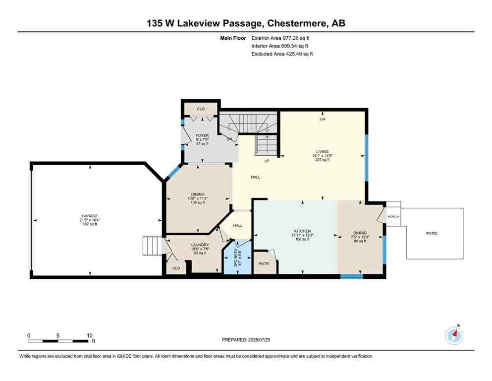 MLS® A2253515 - 135 West Lakeview Passage  in Lakeview Landing Chestermere, Residential