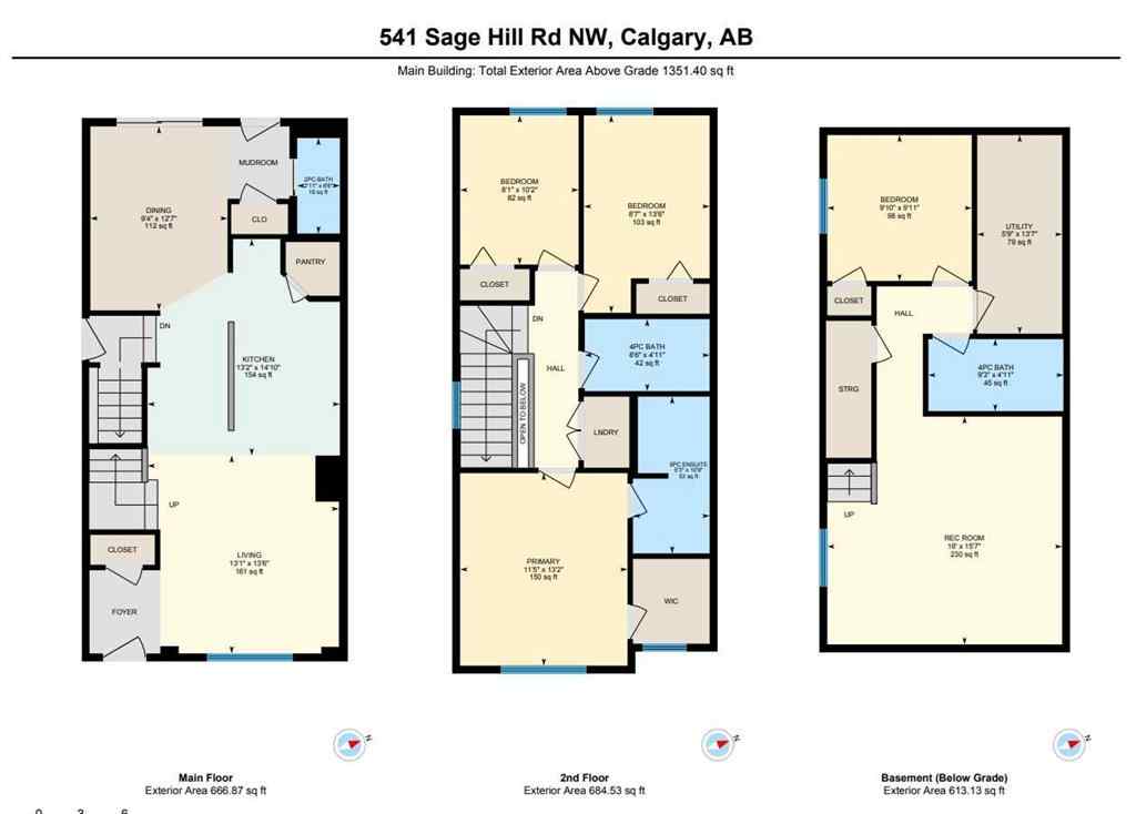 MLS® A2253539 - 541 Sage Hill Road NW in Sage Hill Calgary, Residential