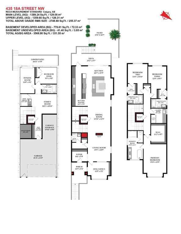 MLS® A2253555 - 435 18A Street NW in West Hillhurst Calgary, Residential