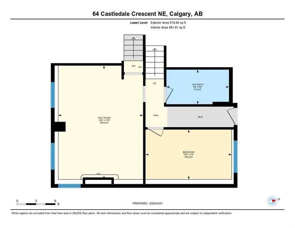 MLS® A2253574 - 64 Castledale Crescent NE in Castleridge Calgary, Residential