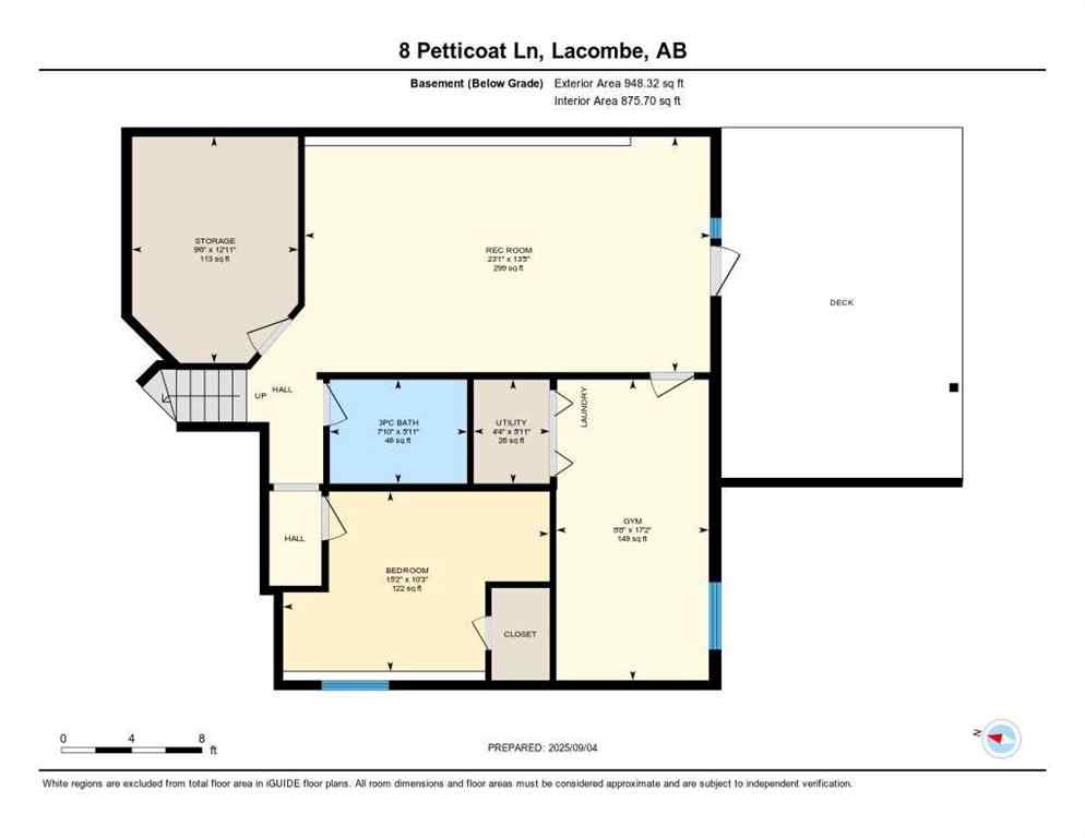 MLS® A2253582 - 8 Petticoat Lane  in English Estates Lacombe, Residential