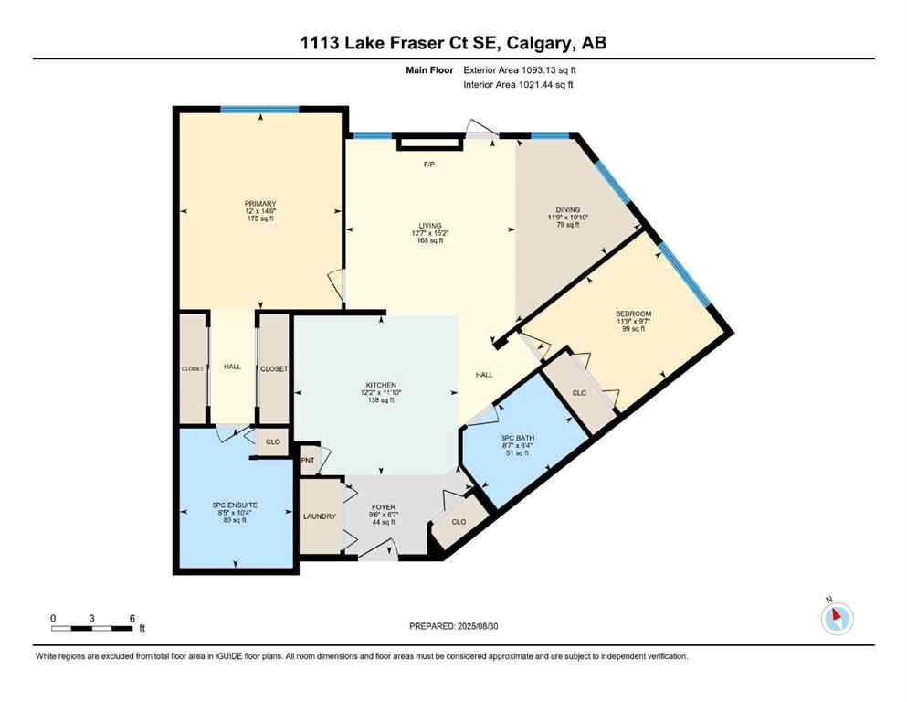 MLS® A2253587 - Unit #1113 1113 Lake Fraser Green SE in Lake Bonavista Calgary, Residential