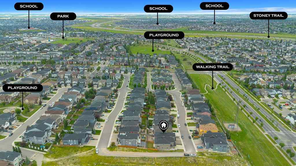 MLS® A2253589 - 127 Evansview Road NW in Evanston Calgary, Residential