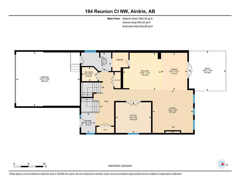 MLS® A2253608 - 184 Reunion Close NW in Reunion Airdrie, Residential