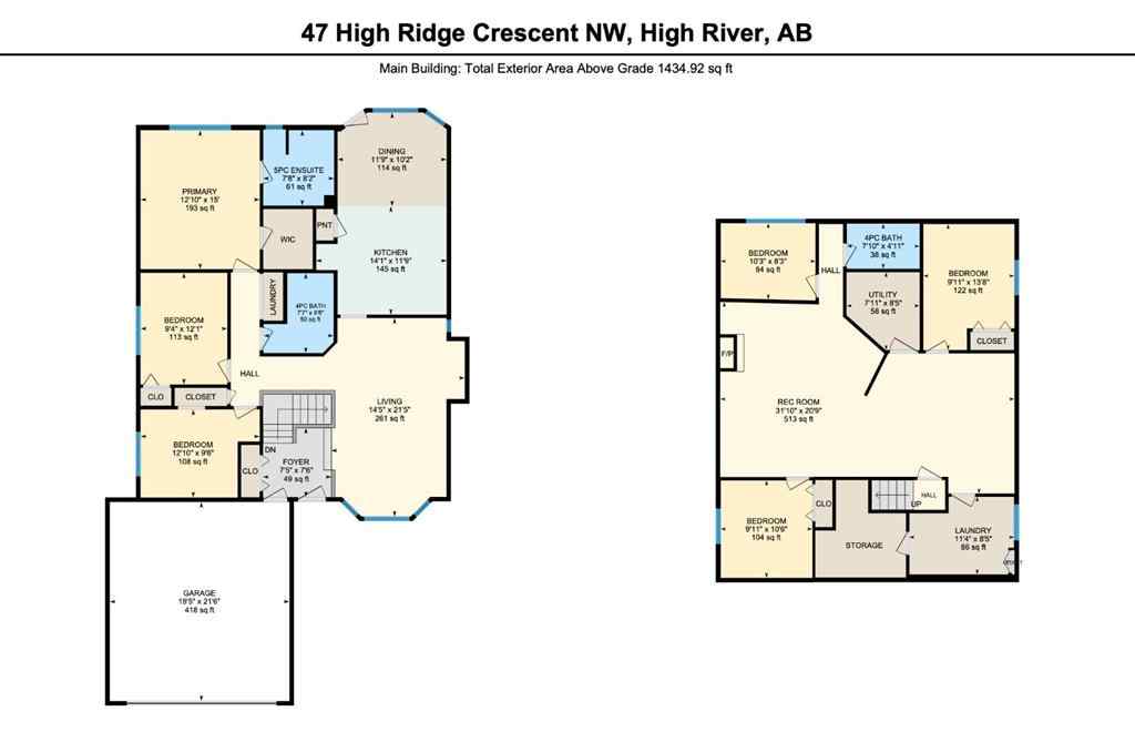 MLS® A2253611 - 47 High Ridge Crescent NW in Highwood Village High River, Residential