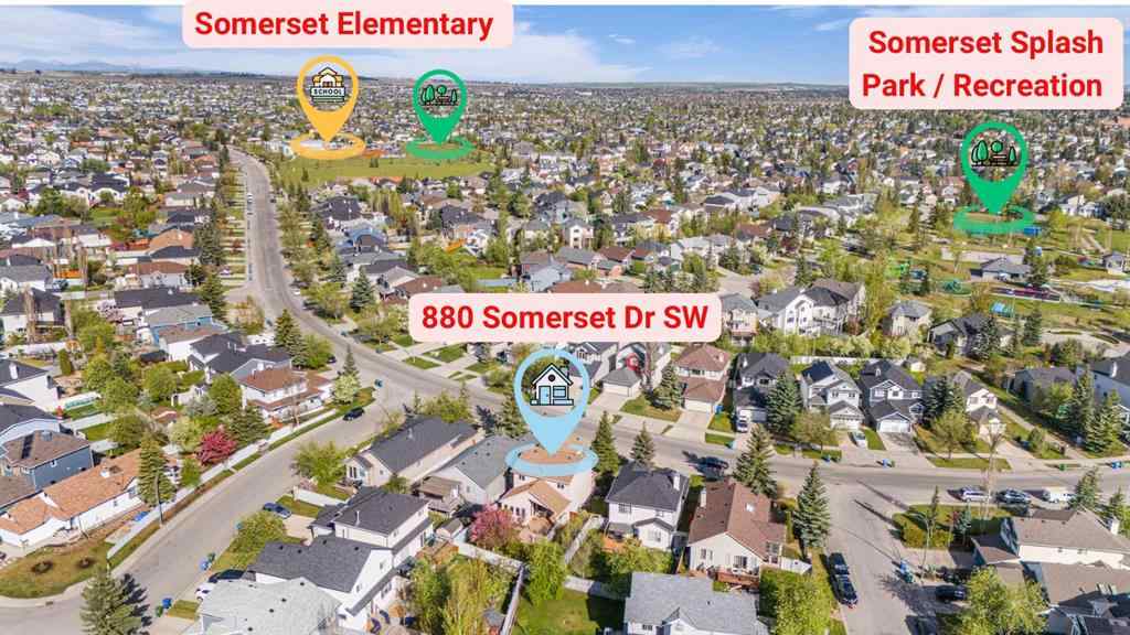 MLS® #A2253619 - 880 Somerset Drive SW in Somerset Calgary, Residential Open Houses