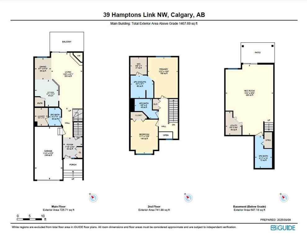 MLS® A2253721 - 39 Hamptons Link NW in Hamptons Calgary, Residential