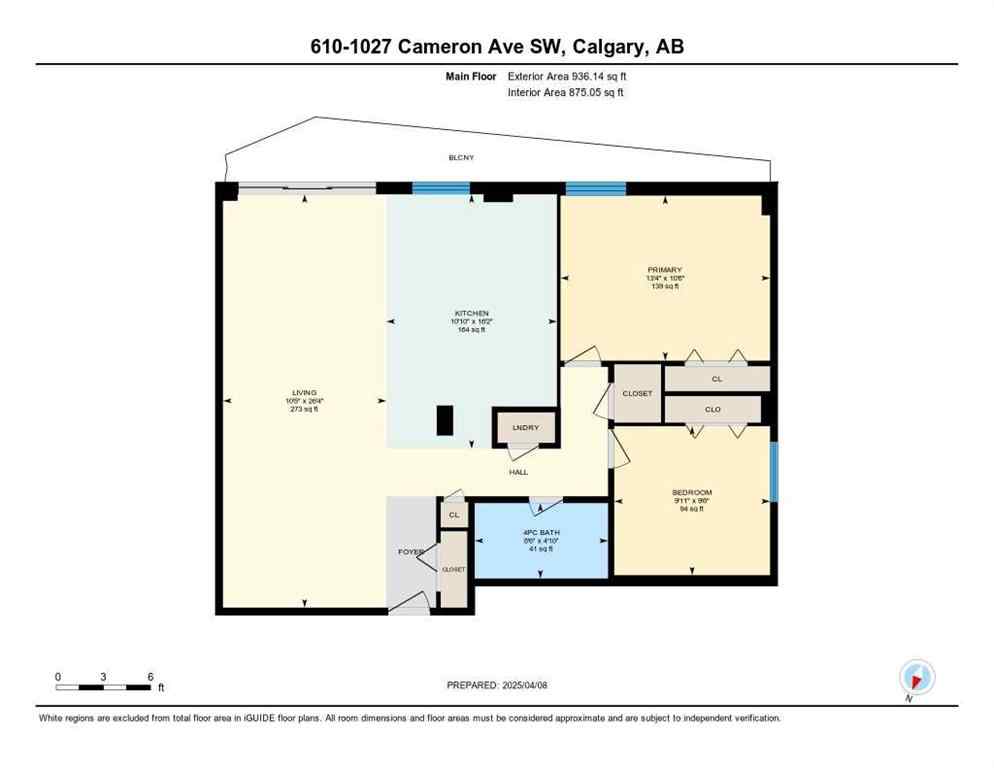 MLS® A2253814 - Unit #610 1027 Cameron Avenue SW in Lower Mount Royal Calgary, Residential