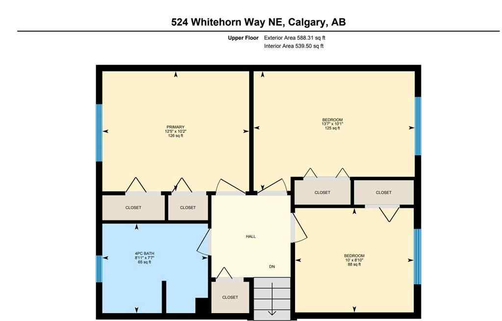 MLS® A2253855 - 524 Whitehorn Way NE in Whitehorn Calgary, Residential