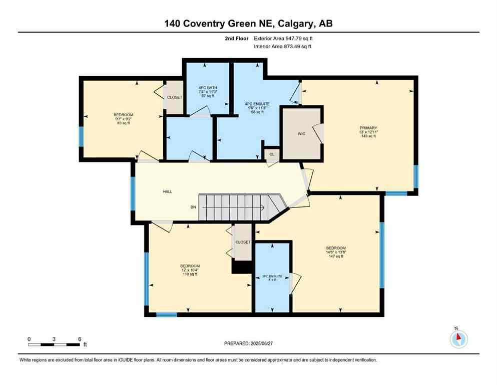 MLS® A2253920 - 140 Coventry Green NE in Coventry Hills Calgary, Residential