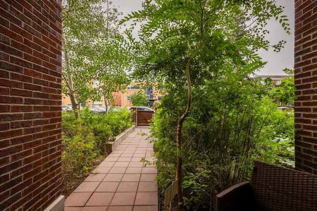 MLS® A2253928 - Unit #106 1720 10 Street SW in Lower Mount Royal Calgary, Residential