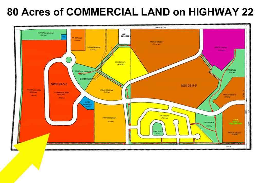 MLS® A2253998 -  NW9-33-5W5   in NONE Sundre, Land