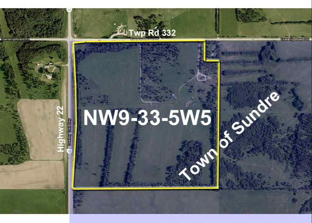 MLS® A2253998 -  NW9-33-5W5   in NONE Sundre, Land