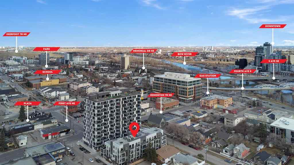MLS® A2254032 - Unit #1313 123 4 Street NE in Crescent Heights Calgary, Residential