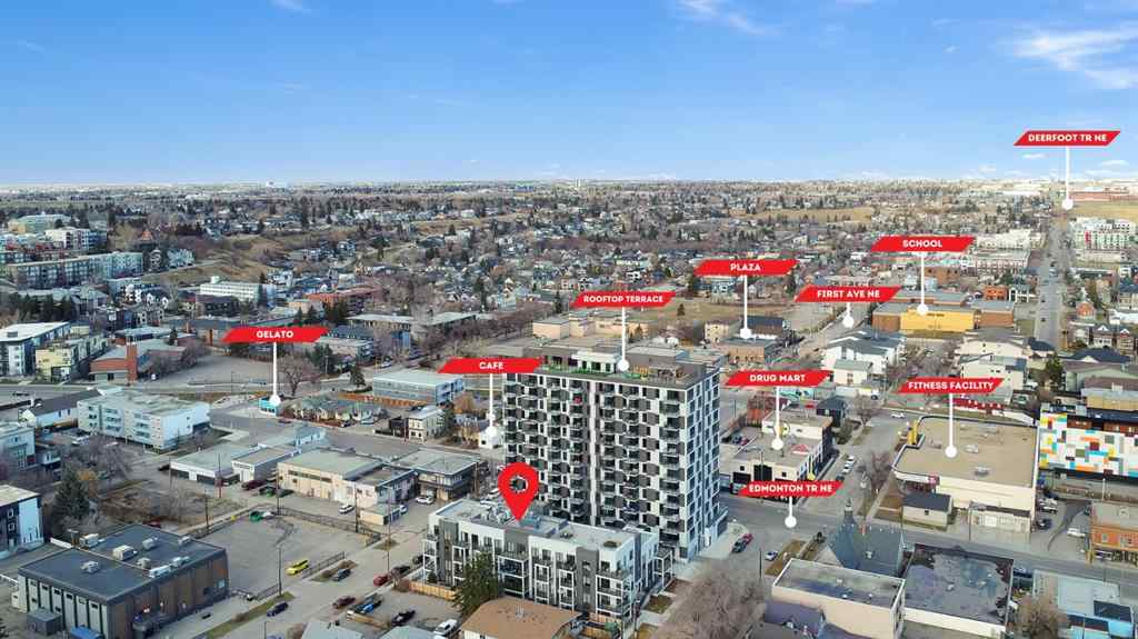 MLS® A2254032 - Unit #1313 123 4 Street NE in Crescent Heights Calgary, Residential