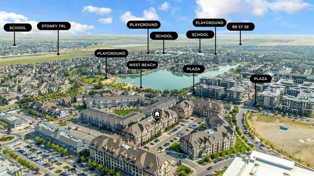 MLS® A2254053 - Unit #203 20 Mahogany Mews SE in Mahogany Calgary, Residential