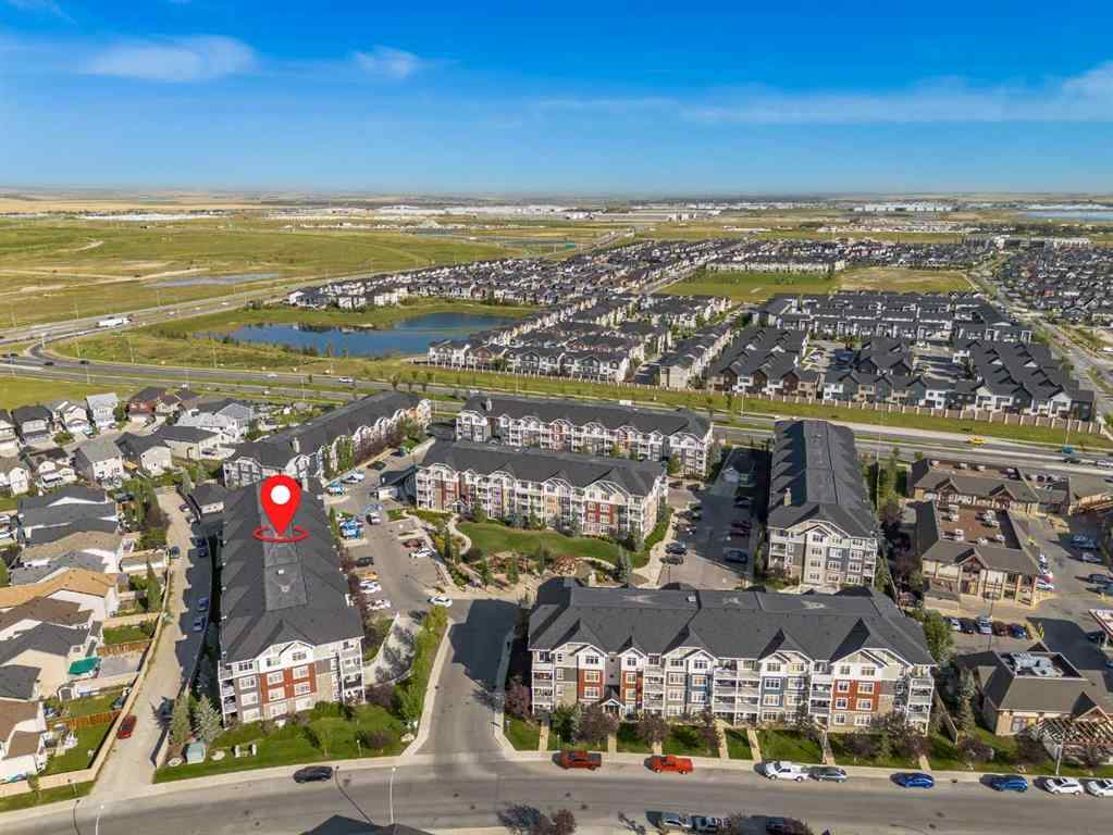 MLS® A2254064 - Unit #6101 155 Skyview Ranch Way NE in Skyview Ranch Calgary, Residential