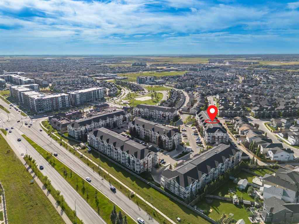 MLS® A2254064 - Unit #6101 155 Skyview Ranch Way NE in Skyview Ranch Calgary, Residential