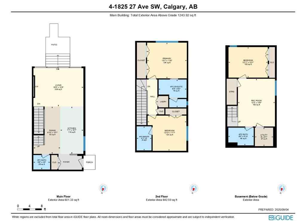 MLS® A2254072 - Unit #4 1825 27 Avenue SW in South Calgary Calgary, Residential