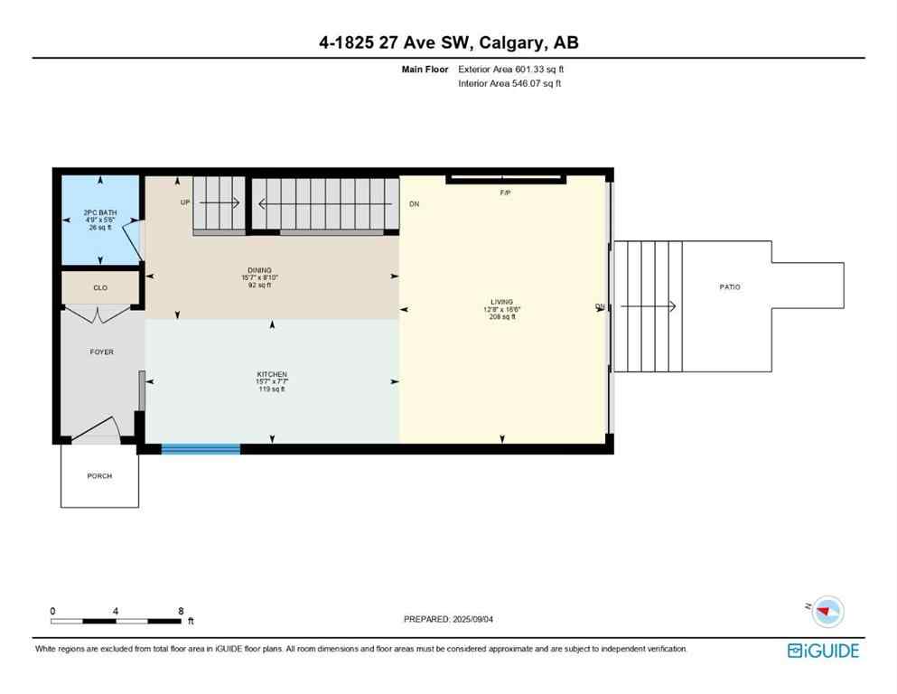 MLS® A2254072 - Unit #4 1825 27 Avenue SW in South Calgary Calgary, Residential