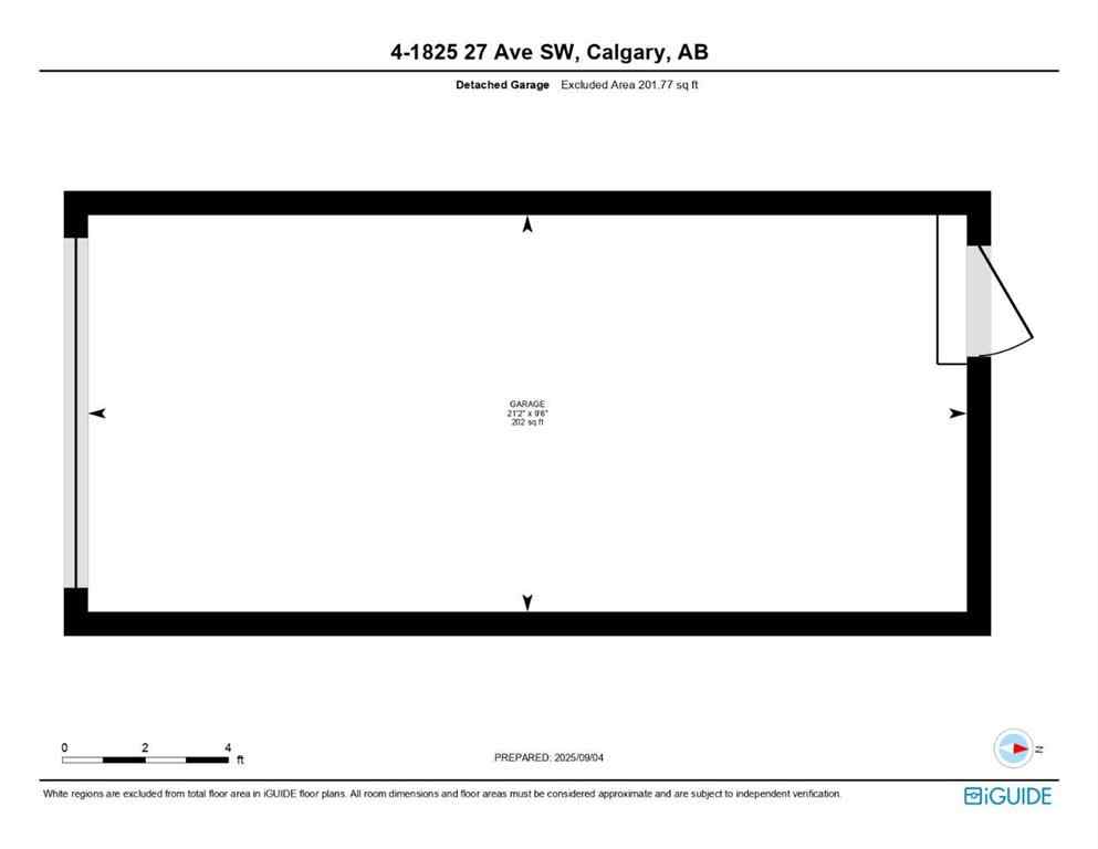 MLS® A2254072 - Unit #4 1825 27 Avenue SW in South Calgary Calgary, Residential