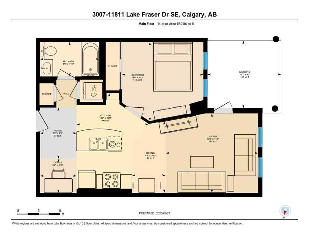 MLS® A2254087 - Unit #3007 11811 Lake Fraser Drive SE in Lake Bonavista Calgary, Residential