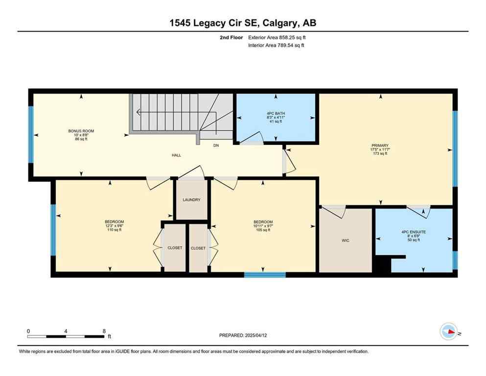 MLS® A2254128 - 1545 Legacy Circle SE in Legacy Calgary, Residential