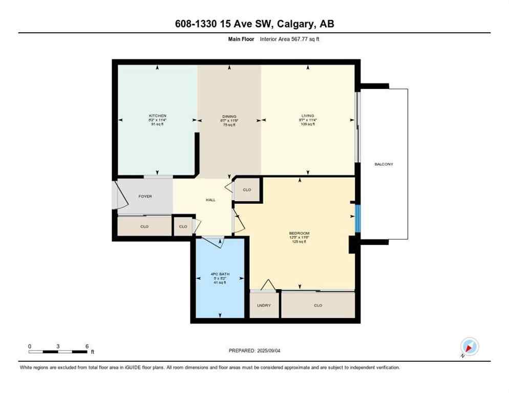 MLS® A2254161 - Unit #608 1330 15 Avenue SW in Beltline Calgary, Residential