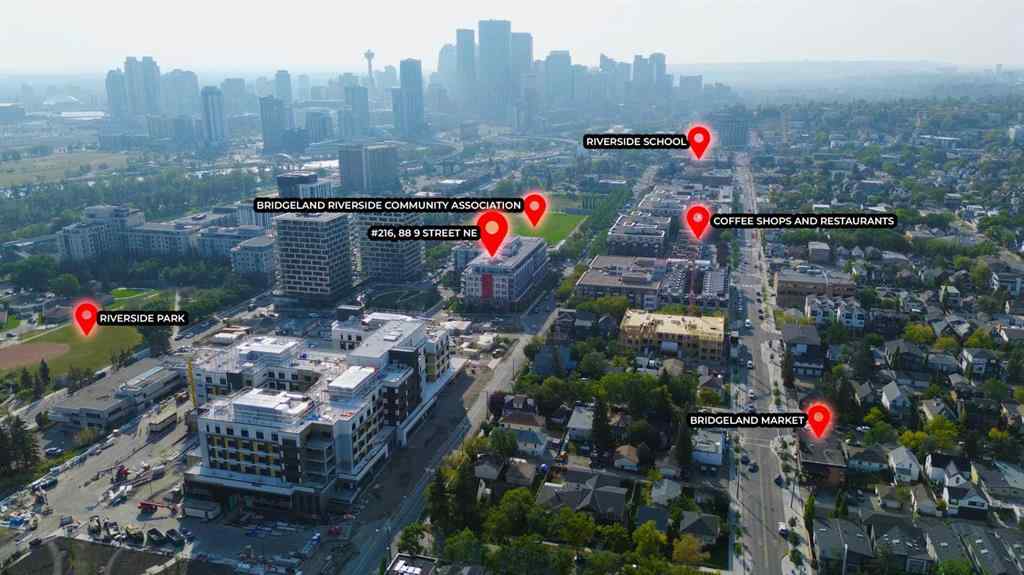 MLS® A2254178 - Unit #216 88 9 Street NE in Bridgeland/Riverside Calgary, Residential
