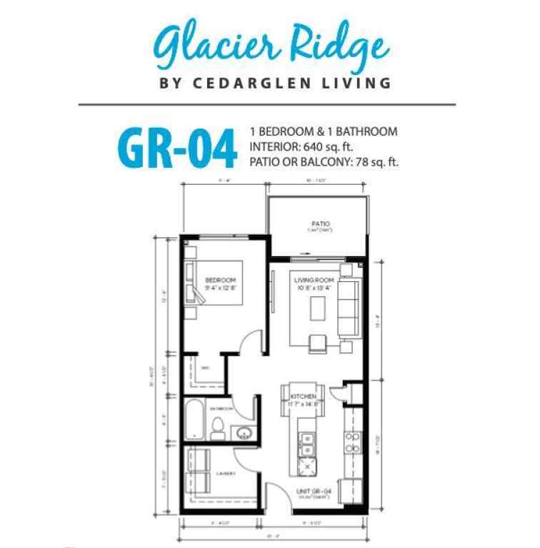 MLS® A2254187 - Unit #409 245 Edith Place NW in Glacier Ridge Calgary, Residential