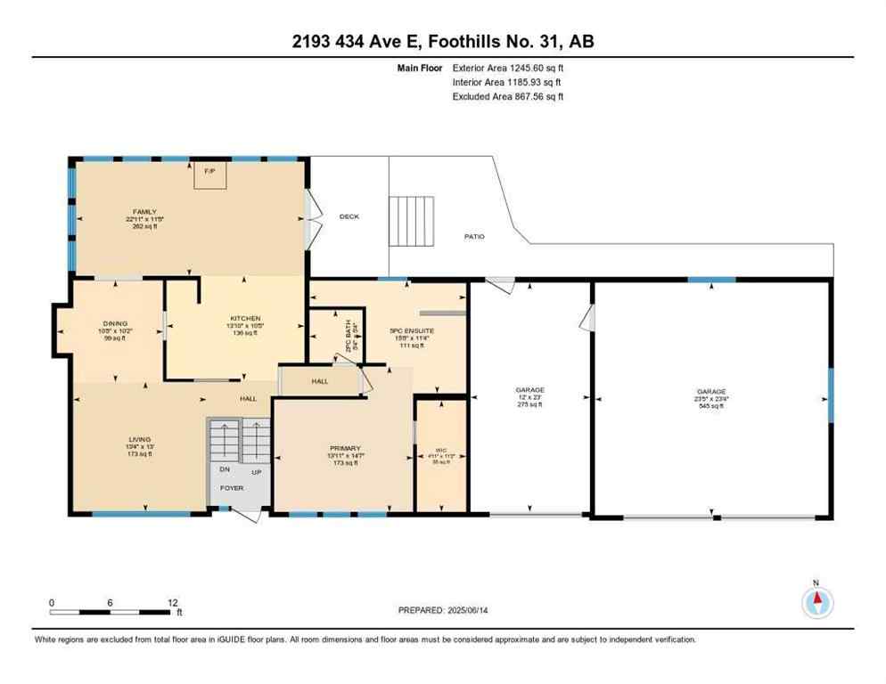 MLS® A2254190 - 2193 434 Avenue E in NONE Rural Foothills County, Residential