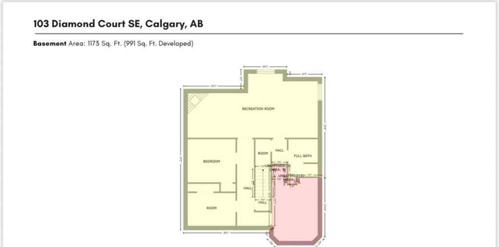 MLS® A2254244 - 103 Diamond Court SE in Diamond Cove Calgary, Residential