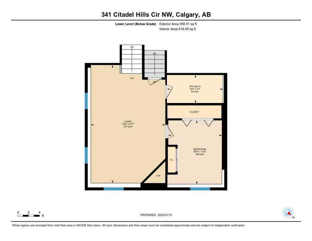 MLS® A2254274 - 341 Citadel Hills Circle NW in Citadel Calgary, Residential