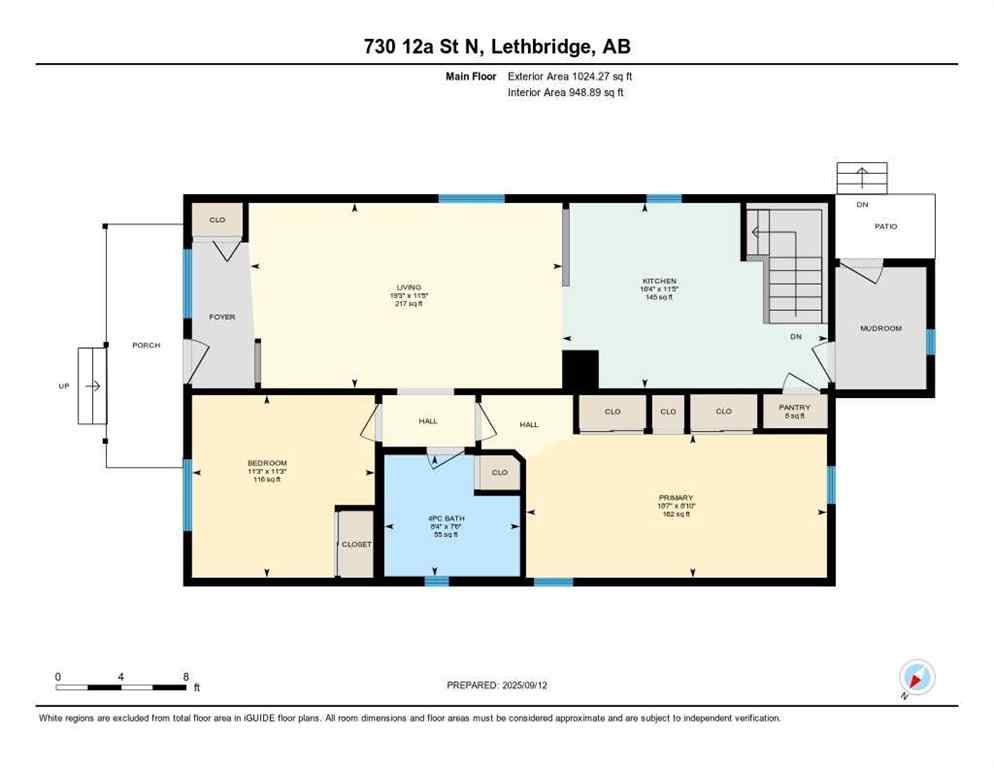MLS® A2254300 - 730 12A Street N in Senator Buchanan Lethbridge, Residential