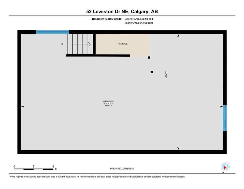 MLS® A2254390 - 52 Lewiston Drive NE in Lewisburg Calgary, Residential