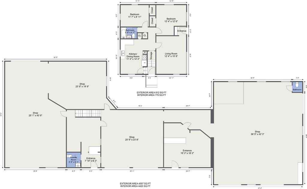 MLS® A2254500 - 1137 & 1139 Kingsway Avenue SE in River Flats Medicine Hat, Commercial