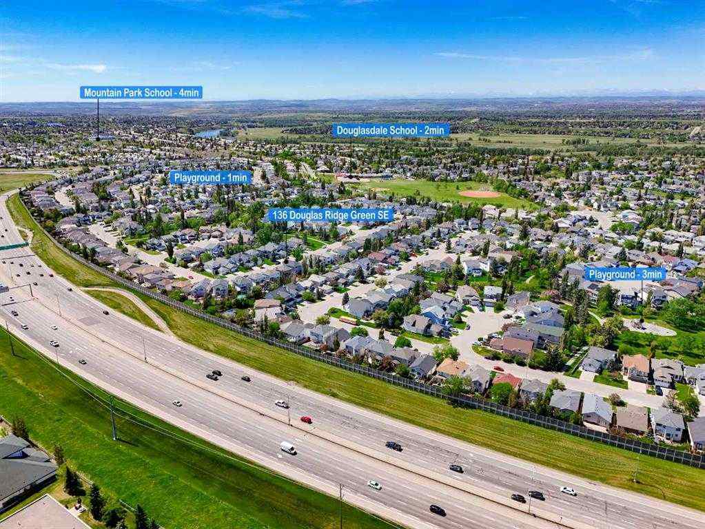 MLS® A2254551 - 136 DOUGLAS RIDGE Green SE in Douglasdale/Glen Calgary, Residential
