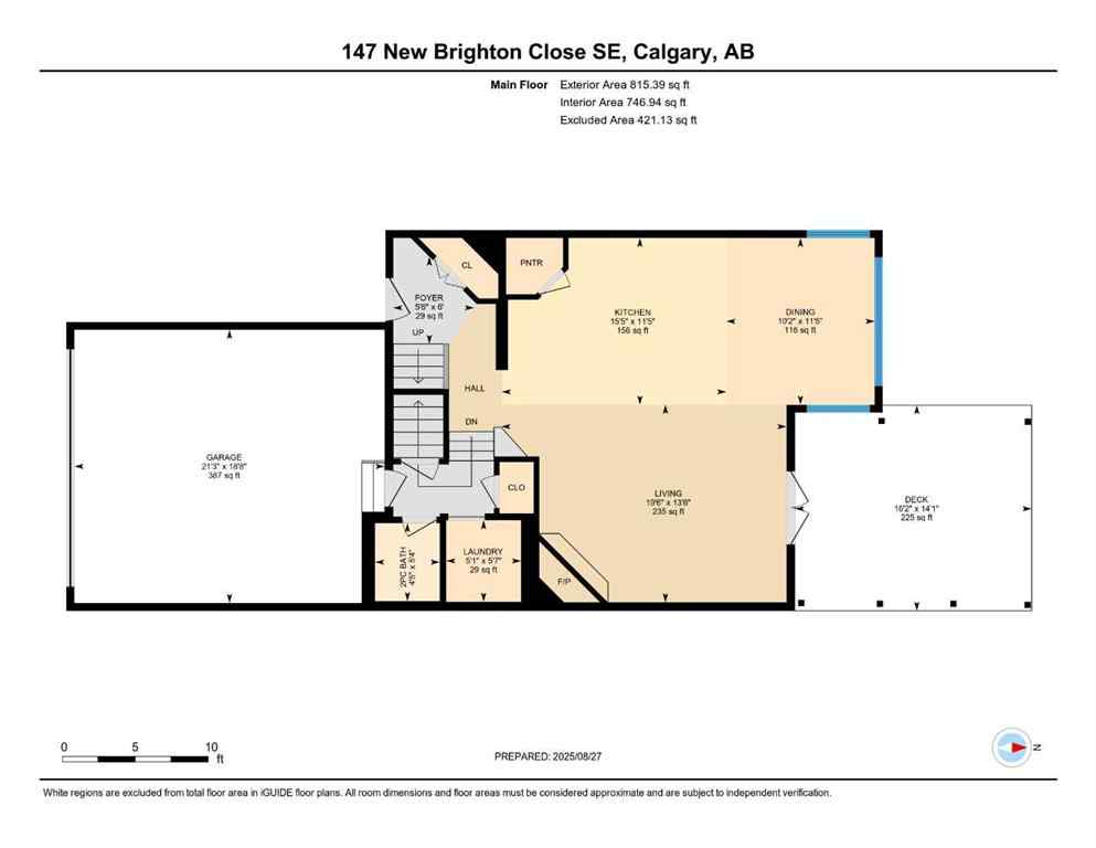 MLS® A2254605 - 147 New Brighton Close SE in New Brighton Calgary, Residential