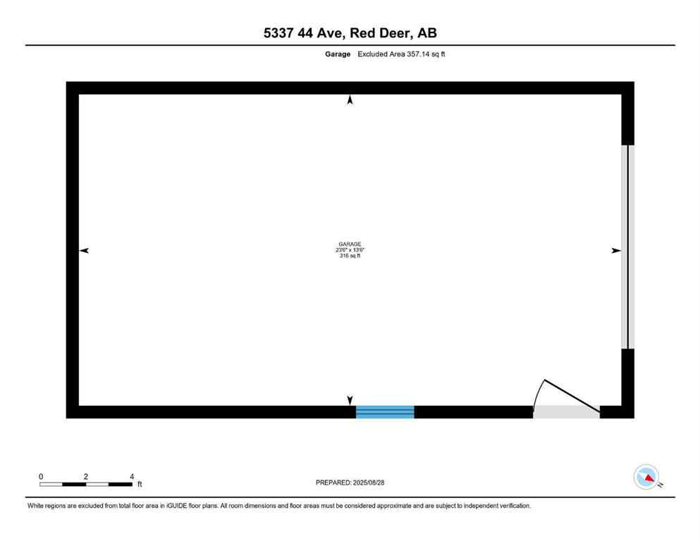 MLS® A2254711 - 5337 44 Avenue  in Woodlea Red Deer, Residential