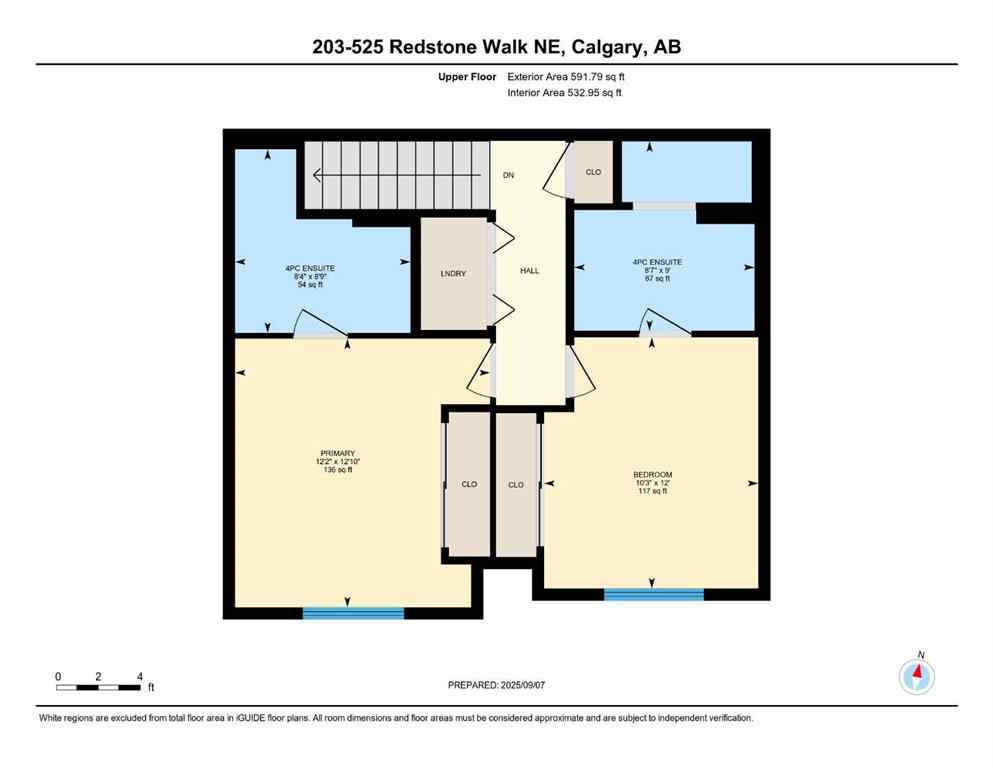 MLS® A2254738 - Unit #203 525 Redstone Walk NE in Redstone Calgary, Residential