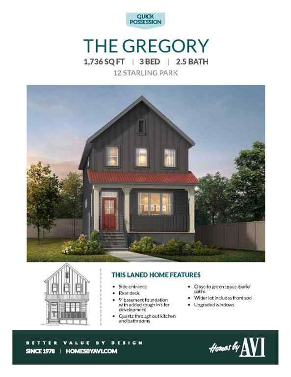 MLS® A2254739 - 12 Starling Place NW in Moraine Calgary, Residential