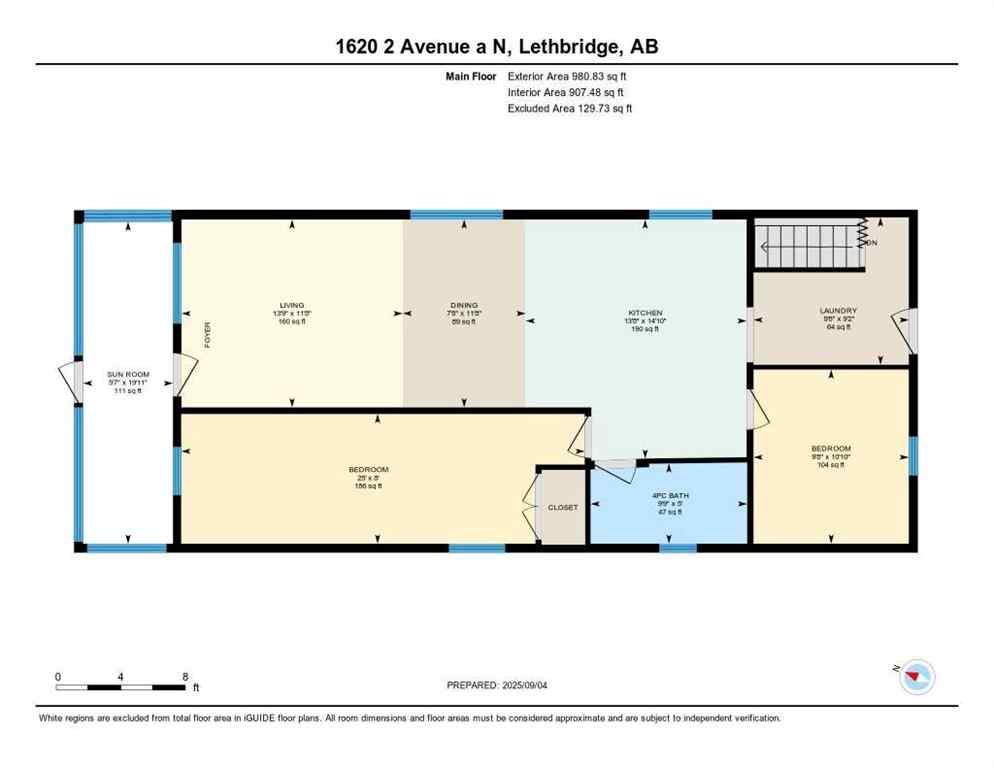 MLS® A2254755 - 1620 2A Avenue N in Westminster Lethbridge, Residential