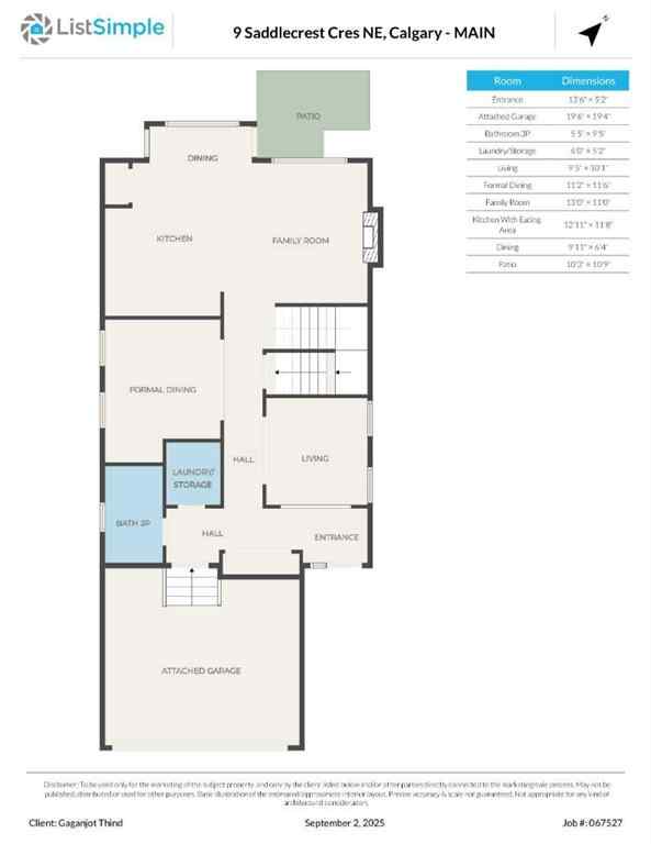 MLS® A2254772 - 9 Saddlecrest Crescent NE in Saddle Ridge Calgary, Residential