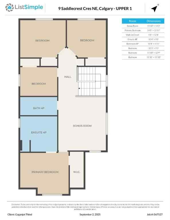MLS® A2254772 - 9 Saddlecrest Crescent NE in Saddle Ridge Calgary, Residential
