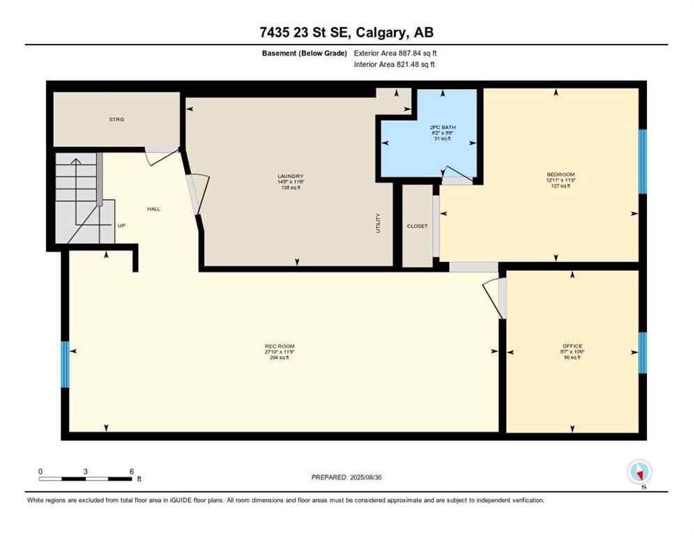 MLS® A2254792 - 7435 23 Street SE in Ogden Calgary, Residential