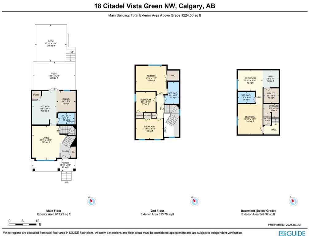 MLS® A2254895 - 18 Citadel Vista Green NW in Citadel Calgary, Residential
