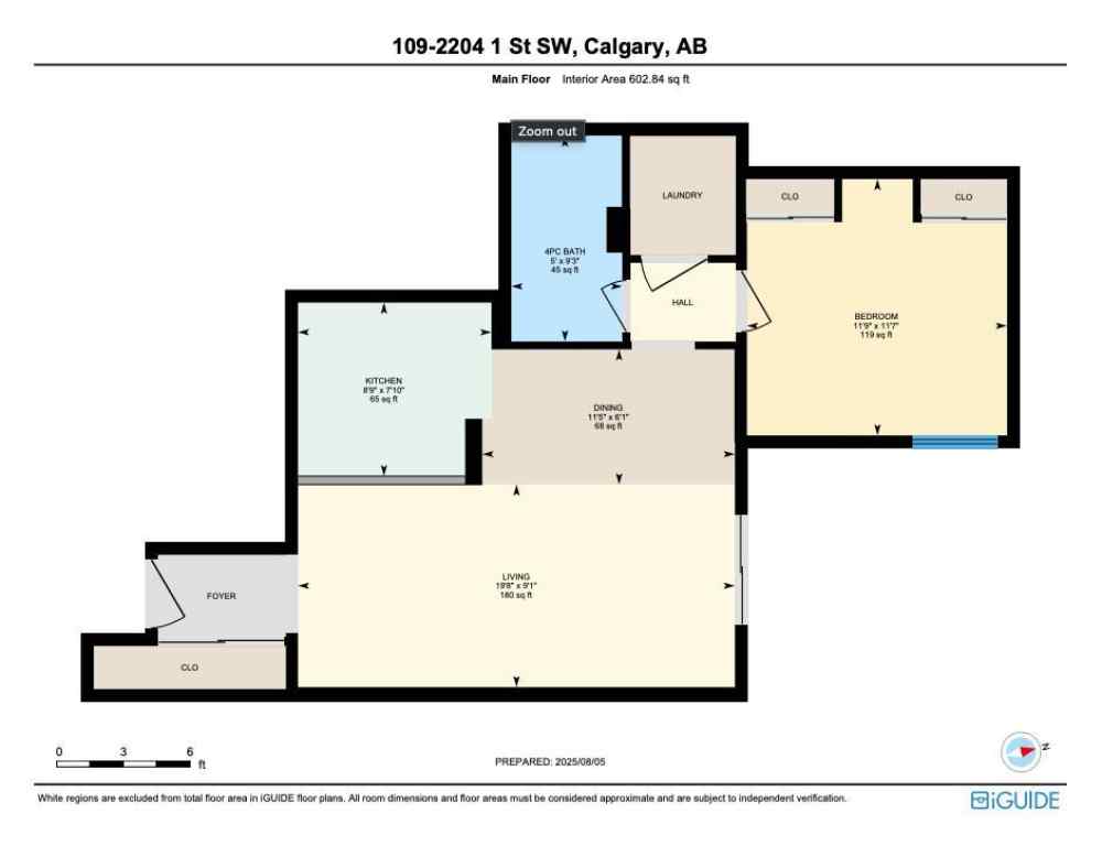 MLS® A2255006 - Unit #109 2204 1 Street SW in Mission Calgary, Residential