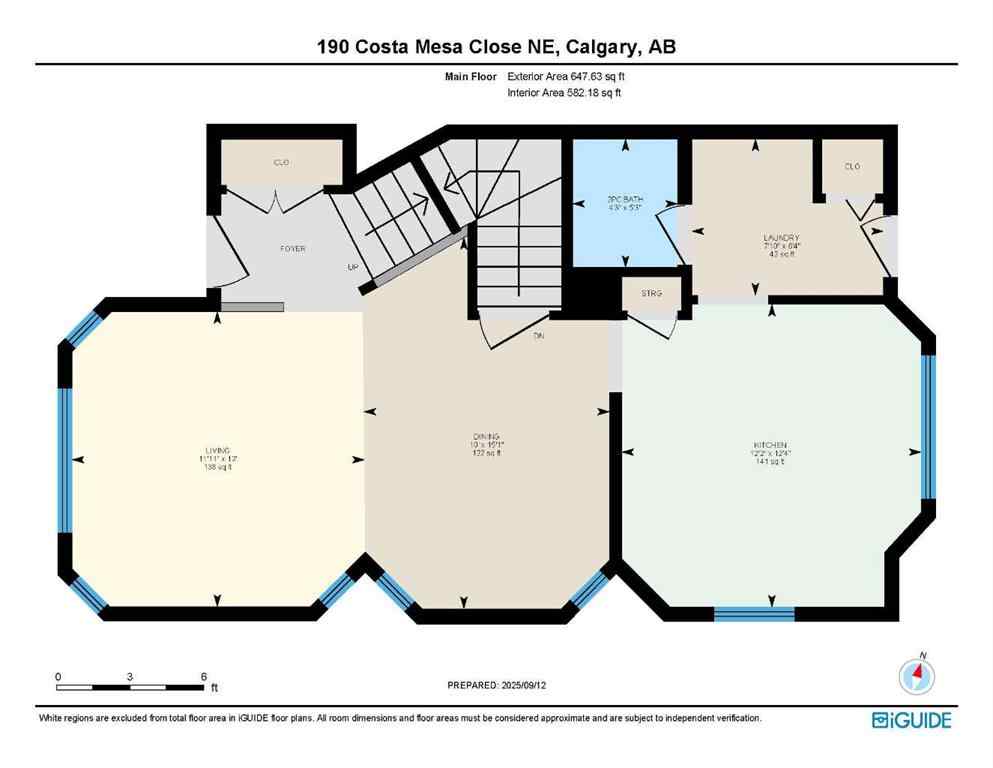MLS® A2255141 - 190 Costa Mesa Close NE in Monterey Park Calgary, Residential