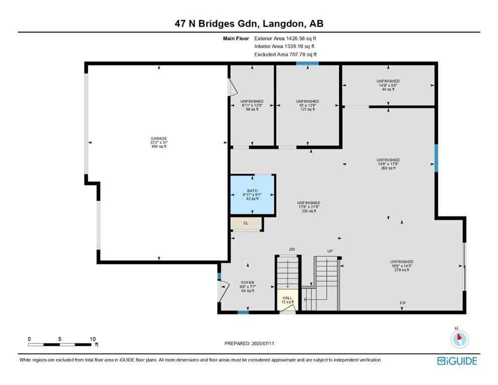 MLS® A2255185 - 47 North Bridges Garden  in Bridges of Langdon Langdon, Residential